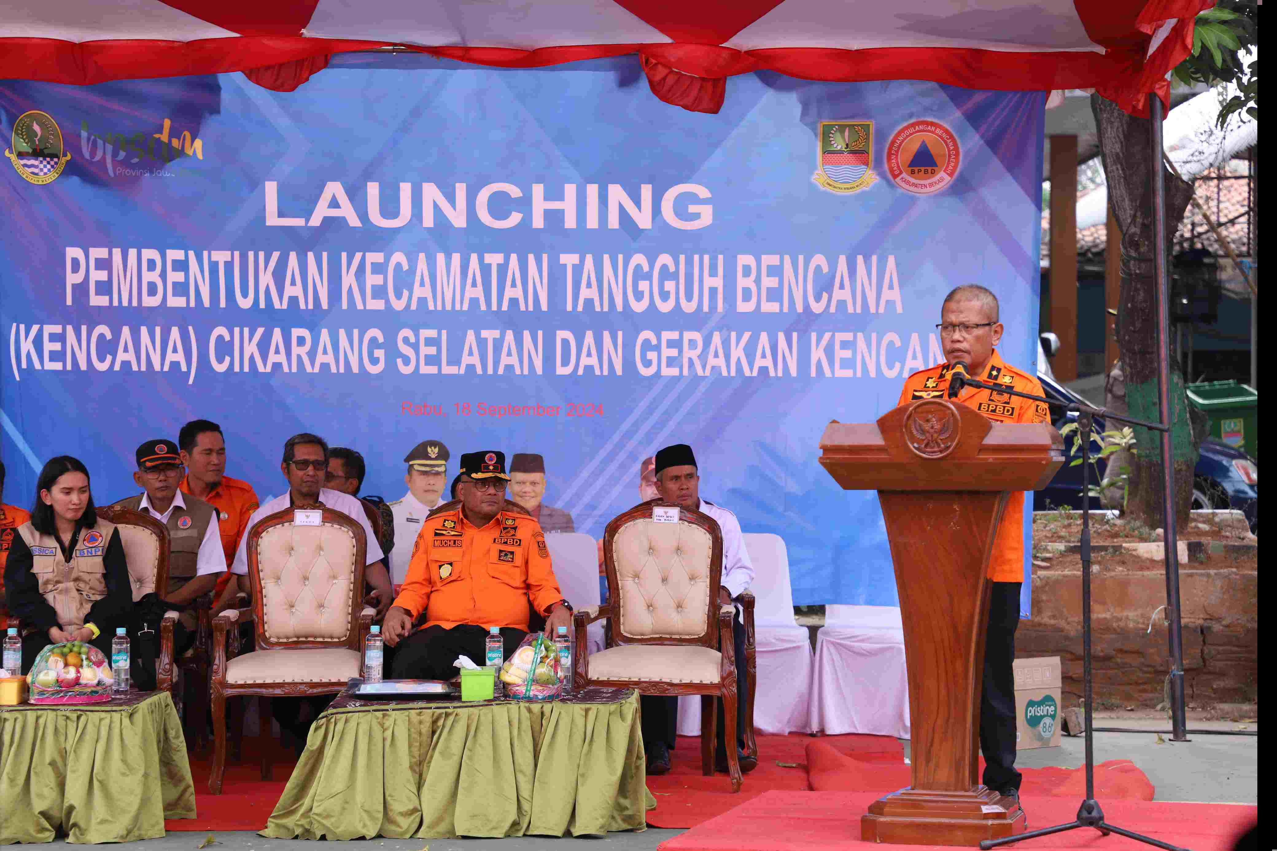 Pemkab Bekasi Luncurkan Kecamatan Tangguh Bencana
